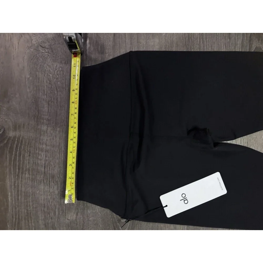 Black Alo Yoga 7/8 High-Waist Airbrush Leggings NWT - Size Small - SHIPS FAST!